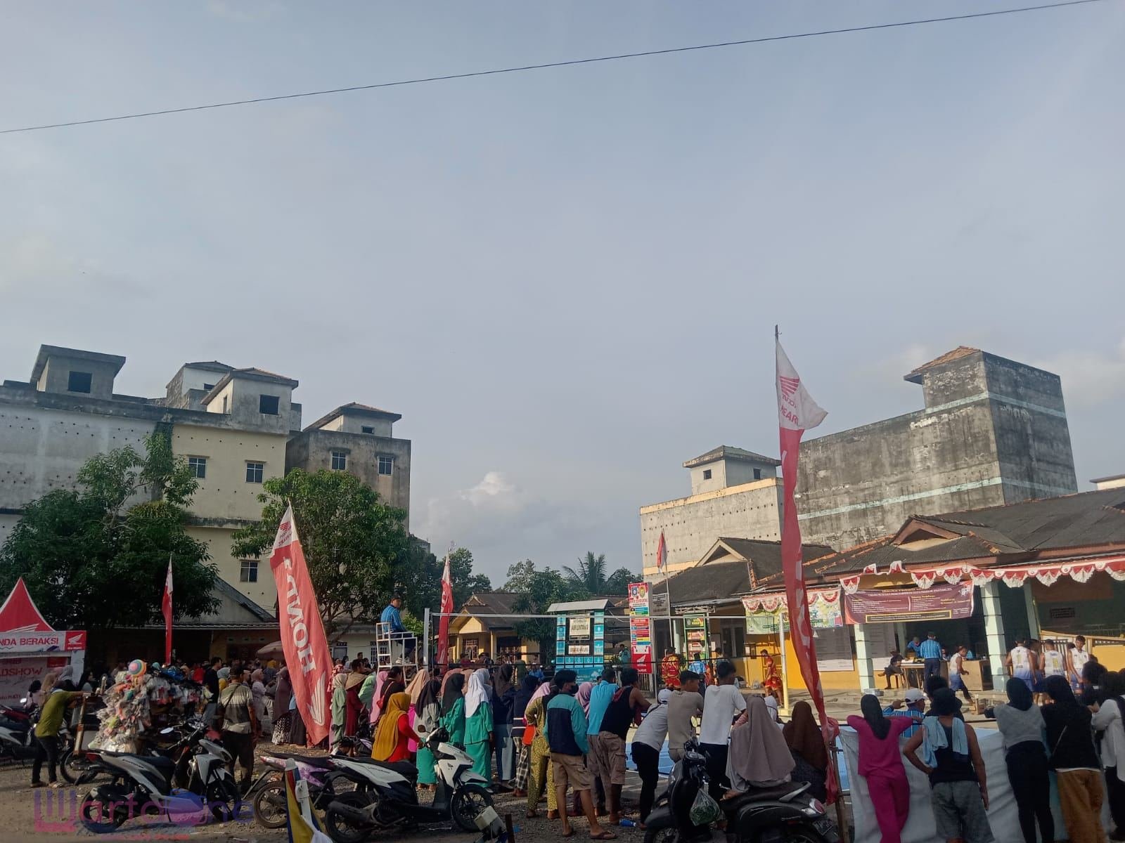 Peringati ” Ruwahan ” , Honda TDM Tempilang  Sponsori Turnamen Volly se Babel.