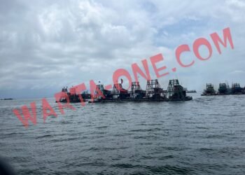 SPK Hanya 20 Tapi Ratusan Tambang  Ponton Timah Ilegal Serbu Laut Permis