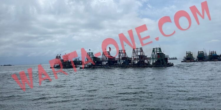 SPK Hanya 20 Tapi Ratusan Tambang Ponton Timah Ilegal Serbu Laut Permis