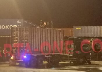 12 Kontainer Peti Kemas Berisi Timah Siap di Ekspor ke Singapura