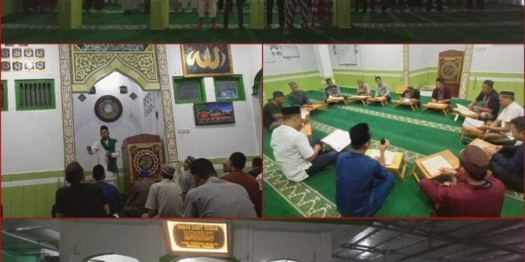Lapas Narkotika Kelas IIA Pangkalpinang Ajak Warga Binaan PemasyarakatanTingkatkan Ketaqwaan Melalui Tarawih dan Tadarus
