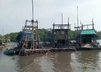 APH Tertidur, Hutan Konservasi  Batu Hitam Rumpak Mengkubung di Jarah Penambang Timah Ilegal