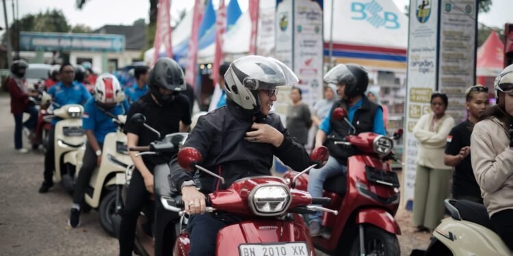 Pesona Honda Stylo 160 Dibuat Menggila, Honda Babel Ajak Bupati Beltim Rolling City