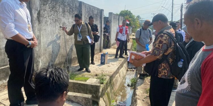 Limbah SPBU 24.331.115 Kejora Mencemari Rumah Warga, Tim KLHK dan Ditkrimsus Polda Babel Sidak Lokasi