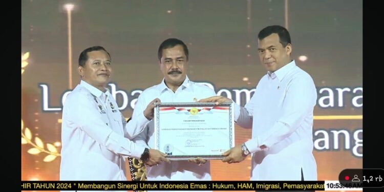 Refleksi Akhir Tahun 2024, Lapas Narkotika Pangkalpinang Raih Penghargaan WBK